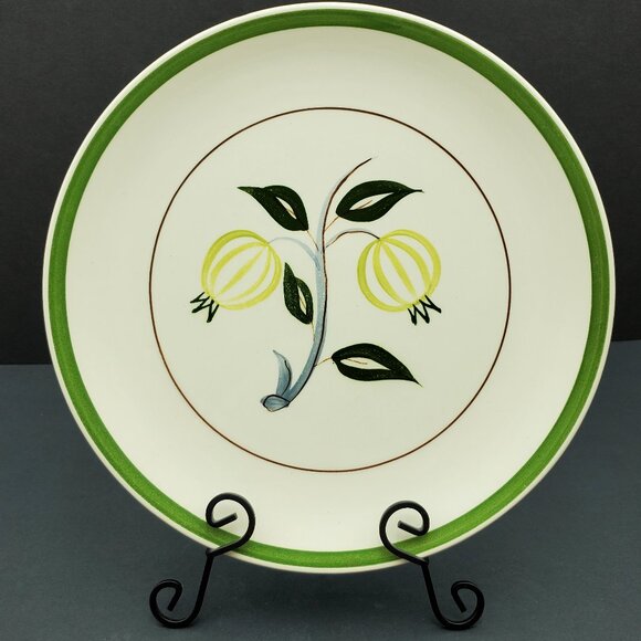 Blue Ridge Southern Potteries Forest Fruit Dinner Plates - Picture 4 of 13